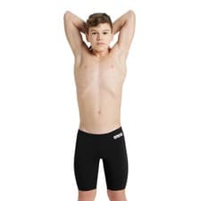 Image of Arena Boys Team Solid Swim Jammer - Black/White