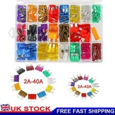 Image of 400PCS Blade Fuses 2-40A Micro Standard Car Bike Van Auto Fuse Set with Puller