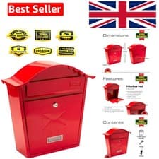 Image of Burg-Wachter MB01R Red Classic Wall Mounted Post Box