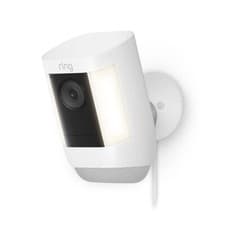 Image of Ring Spotlight Cam Pro | Plug-In | Outdoor Security Camera 1080p White