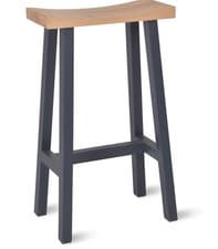 Image of BNIB Garden Trading Clockhouse Stool in Carbon and Neutral