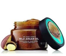 Image of The Body Shop Wild Argan Oil Exfoliating Body Scrub 200ml Moroccan Discontinued