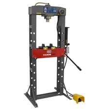 Image of Sealey YK309FAH Air/Hydraulic Press 30tonne Floor Type with Foot Pedal