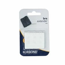 Image of KORBOND Triple Hook Bra Extender Extension 50mm WHITE - Machine Washable 110104