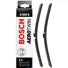 Image of 2x Wiper Blades (Pair) Flat Aero type A844S 3397009844 Bosch Aerotwin 550-550mm