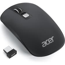 Image of New ACER Wireless Mouse - 2.4GHz USB Receiver - Black - Ultra Slim - OMR242