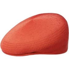 Image of KANGOL Hat 504 Tropic Ventair Summer Flat Cap 0290BC Cherry Glow Sizes: S - XL