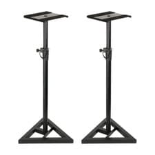 Image of 2x Thor MONS001 Studio Monitor Speaker Stand Height Adjustable Pair