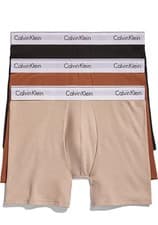 Image of Calvin Klein Men's Modern Cotton Stretch Naturals 3-Pack Boxer Brief, Size S