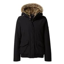 Image of Craghoppers Lucerne Womens Waterproof Jacket - Black size UK 8