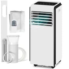 Image of HOMCOM 4-in-1 Portable Air Conditioner 7000 BTU Air Conditioning Unit White