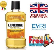 Image of 500ml LISTERINE Original Mouthwash Prevent Gum Problems Plaque
