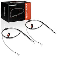 Image of A-Premium 2x Rear HandBrake Cable for Renault Grand Scénic K13157 8200229445 New