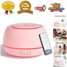 Image of Ultrasonic Aromatherapy Diffuser with Auto Shut-off and 7 Color LED Lights