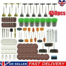 Image of 450Pcs Dremel Rotary Tool Accessories Kit Grinding Polishing Shank Craft Bits.