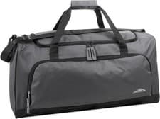 Image of 55L Lightweight Canvas Duffle Bag for Travel & Gym – Grey 24in Holdall