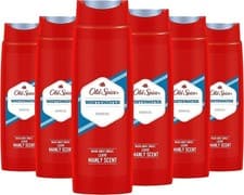 Image of Old Spice Whitewater shower gel, for men, pack of 6 (6x400 ml)