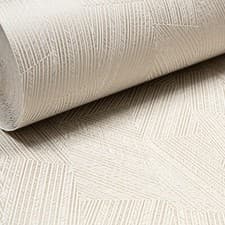 Image of Cream Gold Metallic Wallpaper Geometric Textured Shimmer Slight Imperfect Vinyl