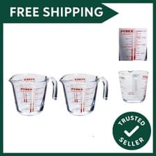 Image of Measuring Jug 500ml | Capacity 568ml / 20 Ounce | P586, Multicolor Pack of 2