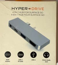 Image of Hyper Hyperdrive 4-In-1-USB-C Hub For Apple iPad Pro -Grey- **Brand New** 60w