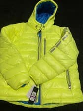 Image of Guess Puffer Jacket Running Coat Neon XXL