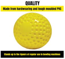 Image of ND Cricket Bowling Machine Balls Box of 6/12 - Free P&P