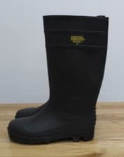 Image of New Safety, Steel Toe Capped Black Wellies, Boots SIZE 6, 39