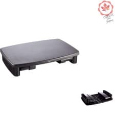 Image of Adjustable Monitor Riser - Customizable Height, Space-Saving Design - 1-Pack