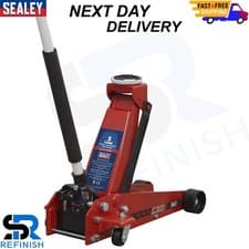 Image of Sealey 3000CXD Trolley Jack 3 tonne Standard Chassis Heavy Duty Car Van
