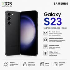 Image of Samsung Galaxy S23 5G 128 GB - Unlocked Smartphone -  Black - Never Used - A++