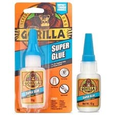 Image of Gorilla Super Glue Fast Setting Strong Adhesive Grip Bond 15g For Multi-purpose