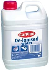 Image of Carplan De-Ionised Water Car Battery & Iron Steam Top Up Distilled Fluid 1L - 5L