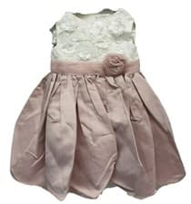 Image of Monsoon Baby Girls Enola Flower Dress Pink 6-12months| REF U1#