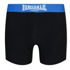 Image of Lonsdale Boys 2 Pack Trunk Shorts Junior