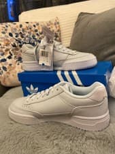 Image of Adidas Originals Women's Court Super White Trainers IE8080 BNWT