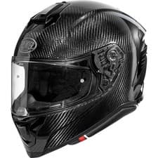 Image of Premier Hyper Carbon Moto Motorcycle Motorbike Full Face Helmet Gloss Black