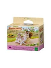 Image of Sylvanian Families Double Pushchair Set Dollhouse Playset Toy New in Box 4533