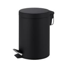 Image of 3L Pedal Bin Removable Inner Bucket Bathroom Waste Bin Round 3 Litre