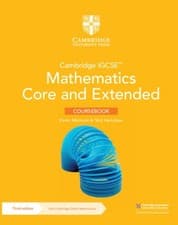 Image of Cambridge IGCSE Mathematics Core and Extended Coursebook with by Karen Morrison