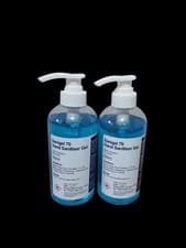 Image of 2x Antibacterial Hand Sanitiser Gel 70% Alcohol 500ML 2 Pack Pump Bottle