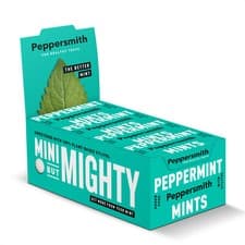 Image of Peppersmith - British Peppermint Mints - Sugar Free Mints - Vegan - 12x15g