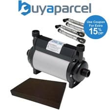 Image of Stuart Turner 1.5 Bar Twin Impeller Shower Pump Replaces Bristan Varispeed & Mat