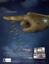 Image of Advance Wars Dual Strike Nintendo DS 2005 Small Promo Game Ad Art Print Poster