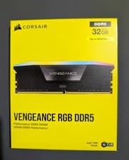 Image of CORSAIR VENGEANCE RGB 32GB (2x16GB) DDR5 DRAM 6000MT/s CL36 Memory Kit — Black