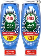 Image of Fairy Max Power Washing Up Liquid Antibacterial 730ML, Easy and Effortless Clean