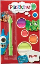 Image of Brand new Plasticine Fluro Pack Assorted Children's Crafts Modelling Play Clay