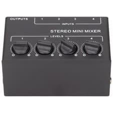Image of CX400 4 Channel Passive Mixer Professioinal Stereo 4 Channel Mixer For Mixing