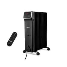 Image of Oil Filled Radiator Digital Portable 2500W 11 Fin Heater Thermostat Remote Black