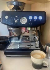 Image of Sage The Barista Express Impress Bean-To-Cup Coffee Machine 9 Bar Blue