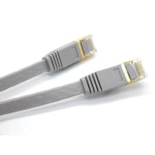 Image of RJ45 Ethernet Cable CAT 7 Network LAN  Ultra-thin Flat Patch Lead 0.5m - 30m Lot